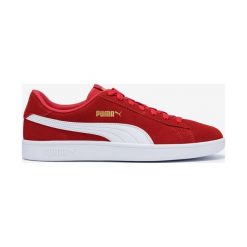 Puma Smash V2 Tenisówki Czerwony. Czerwone trampki męskie Puma, bez wzorów, ze skóry, bez zapięcia. Za 257,95 zł.