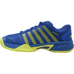 KSWISS HYPERCOURT EXPRESS HB Obuwie multicourt strong blue/neon citron. Niebieskie buty sportowe damskie K-SWISS, z tworzywa sztucznego, outdoorowe. Za 339,00 zł.