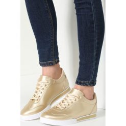 Złote Buty Sportowe Turning Away. Żółte buty sportowe damskie vices, bez wzorów, sportowe. Za 59,99 zł.