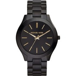 Zegarek MICHAEL KORS - Slim Runway MK3221 Black/Black Ip. Czarne zegarki damskie Michael Kors. W wyprzedaży za 589,00 zł.