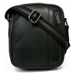 TORBA MĘSKA SKÓRZANA LISTONOSZKA CZARNA SKÓRA NATURALNA. Czarne torby męskie skórzane ALWAYS WILD, w paski, ze skóry, eleganckie, na ramię. Za 119,90 zł.
