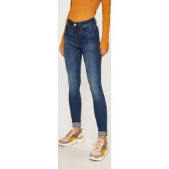 Vila - Jeansy. Niebieskie jeansy damskie Vila, s, bez wzorów, z elastanu. W wyprzedaży za 149,90 zł.