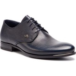 Półbuty FABI - FU6987A Blu. Niebieskie buty wizytowe męskie Fabi, bez wzorów, ze skóry, eleganckie, bez zapięcia. W wyprzedaży za 929,00 zł.