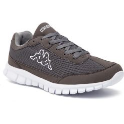 Sneakersy KAPPA - Rocket 242130 Anthra/White 1310. Szare sneakersy męskie Kappa, na co dzień, bez wzorów, z tworzywa sztucznego, eleganckie, bez zapięcia. Za 119,00 zł.