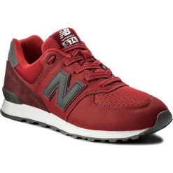 Trampki chłopięce: Sneakersy NEW BALANCE – GC574D1 Czerwony