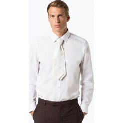 Wilvorst - Krawat męski i poszetka, beżowy. Brązowe krawaty męskie marki Wilvorst, paisley, eleganckie. Za 299,95 zł.