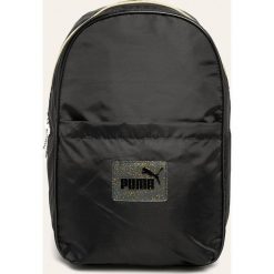 Puma - Plecak. Czarne plecaki damskie Puma, z aplikacjami, z poliesteru. Za 129,90 zł.