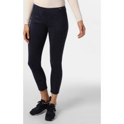 Armani Exchange - Spodnie damskie, niebieski. Niebieskie spodnie damskie Armani Exchange, z weluru. Za 449,95 zł.