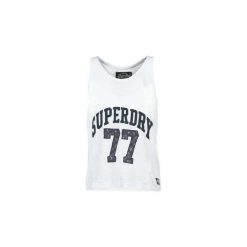 Topy na ramiączkach / T-shirty bez rękawów Superdry ATHLECTIC LACE. Białe bluzki damskie marki Superdry, m, bez wzorów, bez kołnierzyka, bez rękawów. Za 125,30 zł.