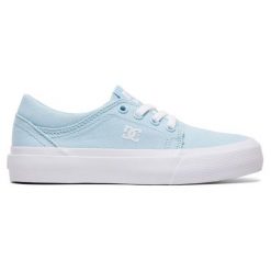 DC tenisówki dziewczęce Trase Tx G Shoe Pwd Powder Blue 13.5 M (31). Niebieskie trampki dziewczęce DC, bez wzorów, na sznurówki. Za 199,00 zł.
