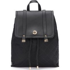 Tommy Hilfiger Elegant Plecak Czarny. Czarne plecaki damskie w paski, z materiału. Za 652,95 zł.