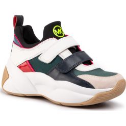 Sneakersy MICHAEL MICHAEL KORS - Keeley Trainer 43F9KEFS6D Dk Atlantic. Półbuty damskie MICHAEL Michael Kors, z zamszu. W wyprzedaży za 589,00 zł.