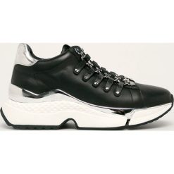 Karl Lagerfeld - Buty skórzane. Czarne buty sportowe damskie KARL LAGERFELD, ze skóry. W wyprzedaży za 749,90 zł.