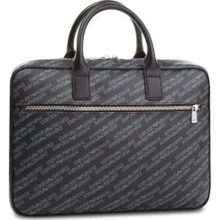 Torba na laptopa EMPORIO ARMANI - Y4P092 YLO7E 86526 Board/Black. Czarne torby na laptopa Emporio Armani, ze skóry ekologicznej. Za 899,00 zł.