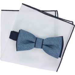 Mucha cotton niebieski classic 204. Niebieskie muszki męskie Recman, bez wzorów. Za 49,00 zł.