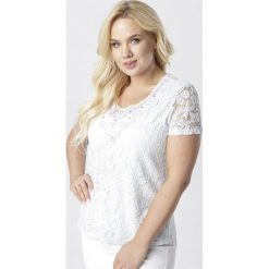 Jasnoniebieska Bluzka Metiorane. Niebieskie bluzki damskie Born2be, xl, bez wzorów, bez kołnierzyka, bez rękawów. W wyprzedaży za 59,99 zł.