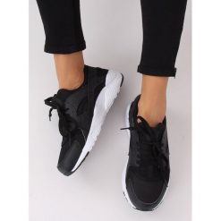 Czarne buty sportowe MANCIE. Czarne buty sportowe damskie FunKee.pl, bez wzorów, z tkaniny, sportowe. Za 86,99 zł.