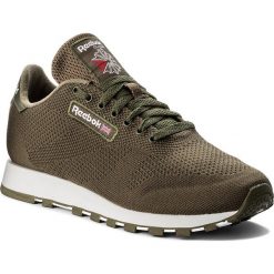 Buty Reebok - Cl Leather Ultk CM9878 Army Green/White. Zielone półbuty damskie Reebok, z materiału, eleganckie. W wyprzedaży za 299,00 zł.