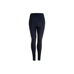 Legginsy fitness kardio damskie 120 granatowe. Niebieskie legginsy sportowe damskie DOMYOS, s, bez wzorów, z elastanu, na fitness i siłownię. Za 64,99 zł.