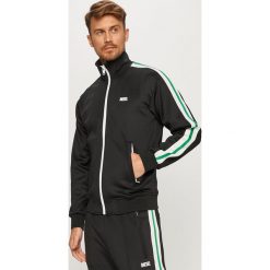 Diesel - Bluza. Niebieskie bluzy męskie Diesel, s, bez wzorów, z elastanu, z kapturem, bez rękawów, bez kaptura. Za 889,90 zł.