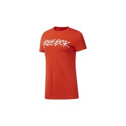 T-shirty z krótkim rękawem Reebok Sport Koszulka GS Script. Pomarańczowe bluzki sportowe damskie Reebok Sport, xs, z krótkim rękawem. Za 79,95 zł.