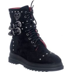 Trapery w kolorze czarnym. Czarne buty trekkingowe damskie Braciallini. W wyprzedaży za 339,95 zł.