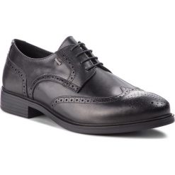 Półbuty GEOX - U Loris Np Abx D U742XD 00043 C9999 Black. Czarne półbuty skórzane męskie Geox. W wyprzedaży za 389,00 zł.