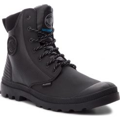 Trapery PALLADIUM - Pampa Sport Cuff Wpr 05925-010-M Black/Black. Czarne buty zimowe męskie Palladium, ze skóry ekologicznej. W wyprzedaży za 379,00 zł.