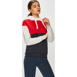 Sublevel - Bluza. Niebieskie bluzy damskie Sublevel, s, bez wzorów, z bawełny, bez rękawów, z kapturem. W wyprzedaży za 89,90 zł.