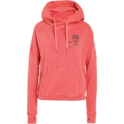 Bluzy rozpinane damskie: True Religion BOXY CROP HOODY SKULL Bluza z kapturem scarlet red