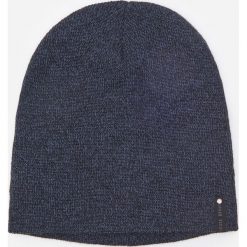 Czapka basic - Granatowy. Niebieskie czapki męskie House, bez wzorów. Za 29,99 zł.