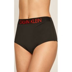 Calvin Klein - Figi kąpielowe. Czarne stroje kąpielowe damskie Calvin Klein, s, z aplikacjami, z elastanu. W wyprzedaży za 199,90 zł.