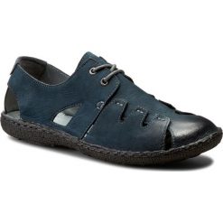 Derby męskie: Półbuty LASOCKI FOR MEN - MI07-448-51-02 Granatowy