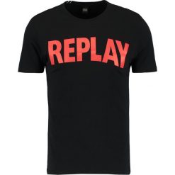 Replay Tshirt z nadrukiem blackboard. Czarne t-shirty męskie Replay, z nadrukiem, z bawełny. Za 129,00 zł.