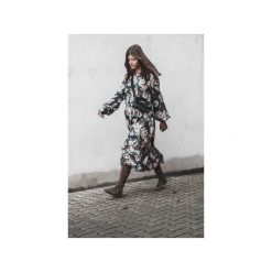 Sukienka LUCIE ROSE. Czerwone sukienki damskie Elevenstory, bez wzorów, z bawełny, bez kołnierzyka, bez rękawów. Za 191,20 zł.