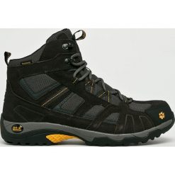 Jack Wolfskin - Buty Vojo Hike Mid Texapore Men. Czarne buty trekkingowe męskie Jack Wolfskin, z materiału, outdoorowe. W wyprzedaży za 379,90 zł.