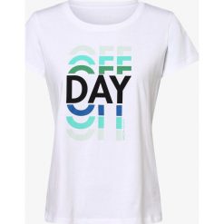 Marc Cain Sports - T-shirt damski, biały. Białe t-shirty damskie Marc Cain Sports, z nadrukiem, bez kołnierzyka. Za 449,95 zł.