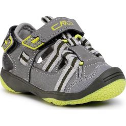 Sandały CMP - Baby Naboo Hiking Sandal 30Q9552 Cemento U716. Szare sandały chłopięce CMP, ze skóry ekologicznej, bez zapięcia. Za 109,00 zł.