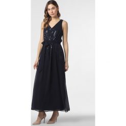Esprit Collection - Damska sukienka wieczorowa, niebieski. Niebieskie sukienki damskie Esprit Collection, bez wzorów, z materiału, eleganckie, bez kołnierzyka, bez rękawów. Za 499,95 zł.