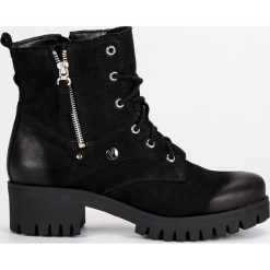 CZARNE WORKERY VINCEZA. Czarne botki damskie na zamek Vinceza. Za 328,90 zł.