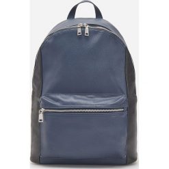Plecak z kieszenią na laptop - Granatowy. Niebieskie plecaki męskie Reserved, bez wzorów. Za 159,99 zł.
