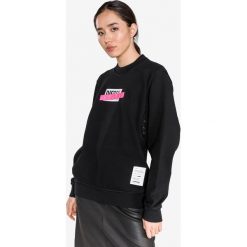 Diesel Lyany B Bluza Czarny. Czarne bluzy damskie Diesel, xxs, z nadrukiem, z bawełny, bez rękawów, bez kaptura. Za 542,95 zł.