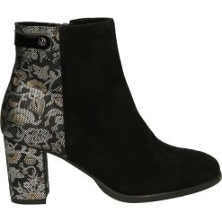 Botki - 973 NERO-FIOR. Czarne botki damskie zamszowe marki Venezia. Za 279,00 zł.