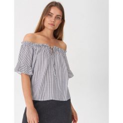 Bluzka off shoulder - Wielobarwny. Bluzki damskie House, s, bez wzorów, bez kołnierzyka, bez rękawów. W wyprzedaży za 15,99 zł.