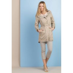 Płaszcz typu parka. Szare płaszcze damskie marki Monnari, na wiosnę, długie. Za 229,50 zł.