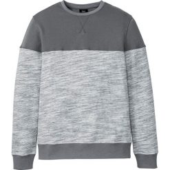 Bluza bonprix dymny szary-szary melanż. Szare bluzy męskie bonprix, s, bez wzorów, z okrągłym kołnierzem, bez rękawów, bez kaptura. Za 74,99 zł.