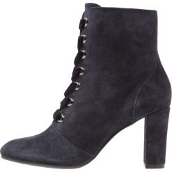 Botki damskie: mint&berry Botki sznurowane navy