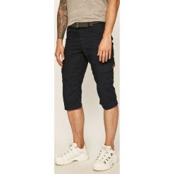 Tom Tailor Denim - Szorty. Niebieskie spodenki i szorty męskie TOM TAILOR DENIM, w paski, z bawełny, casualowe. W wyprzedaży za 189,90 zł.