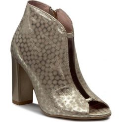 Botki damskie lity: Botki EKSBUT - 67-4339-H41/00F-1G Platyna