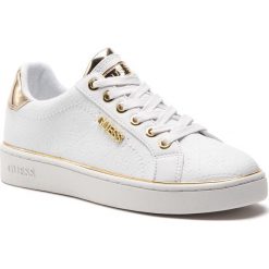 Sneakersy GUESS - FL5BEK FAL12 WHITE. Białe półbuty damskie Guess, ze skóry ekologicznej. Za 499,00 zł.